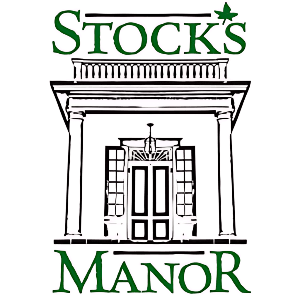 A logo of a building.