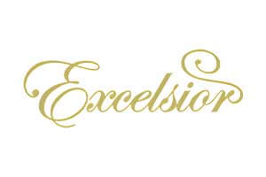 venue-logo-excelsior The word "Excelsior" is written in an ornate, gold cursive font on a white background.